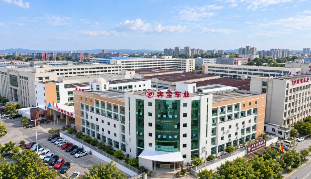 Aerial view of the BENBAO factory in Taizhou